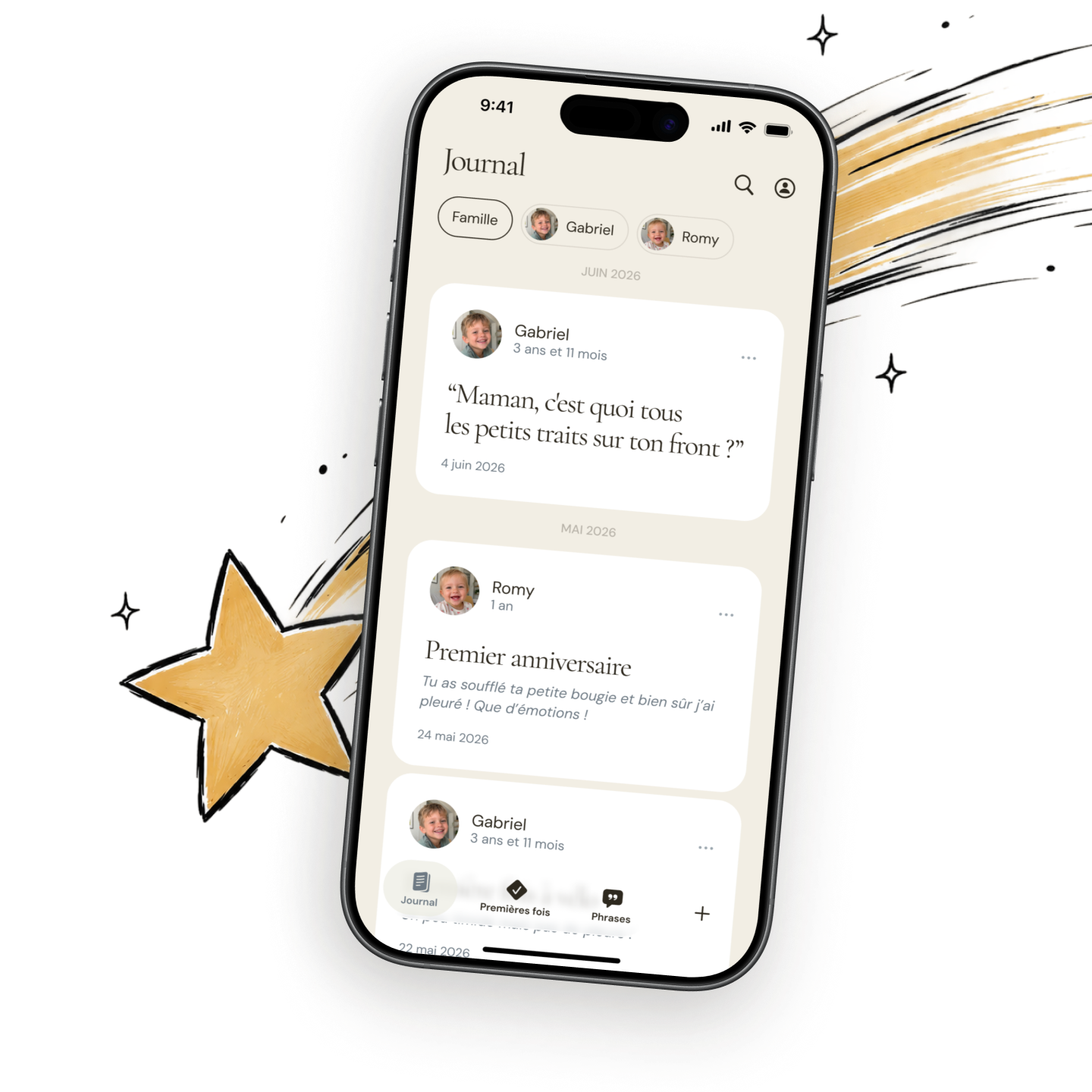 Aperçu de l'application Mareva